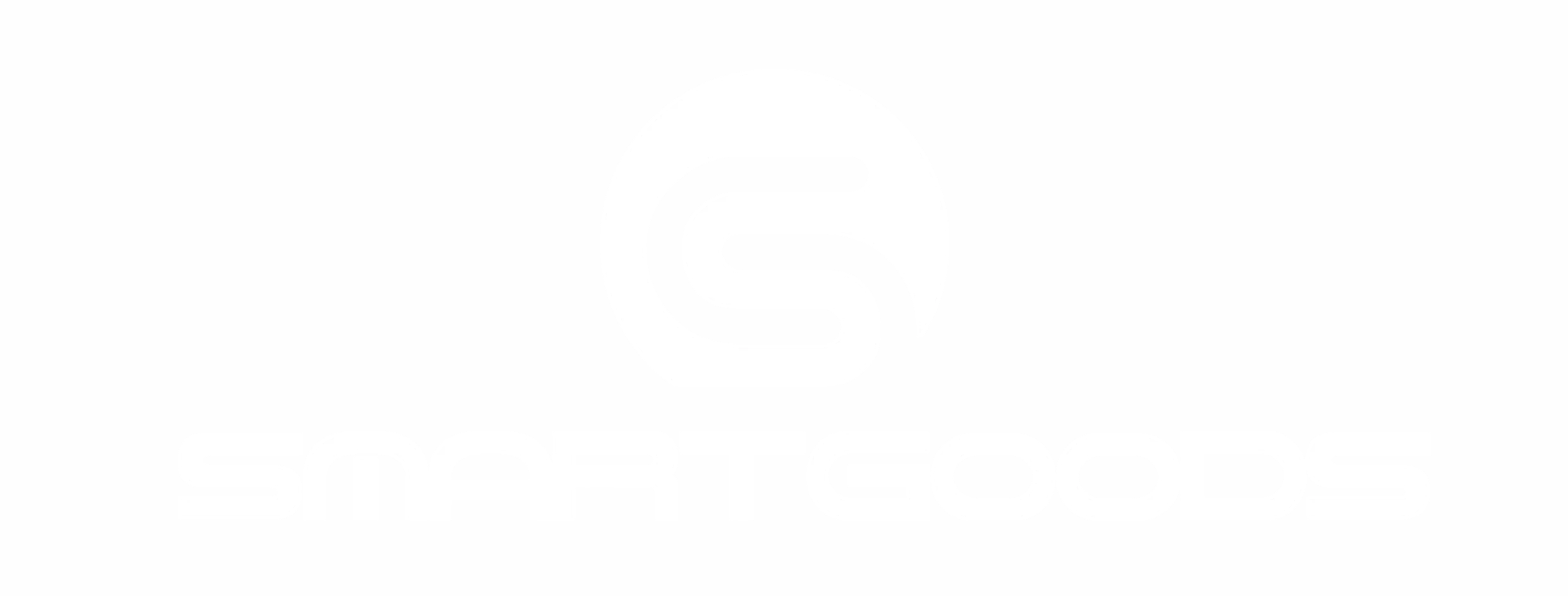 Logo Smartgoods en blanco sin fondo