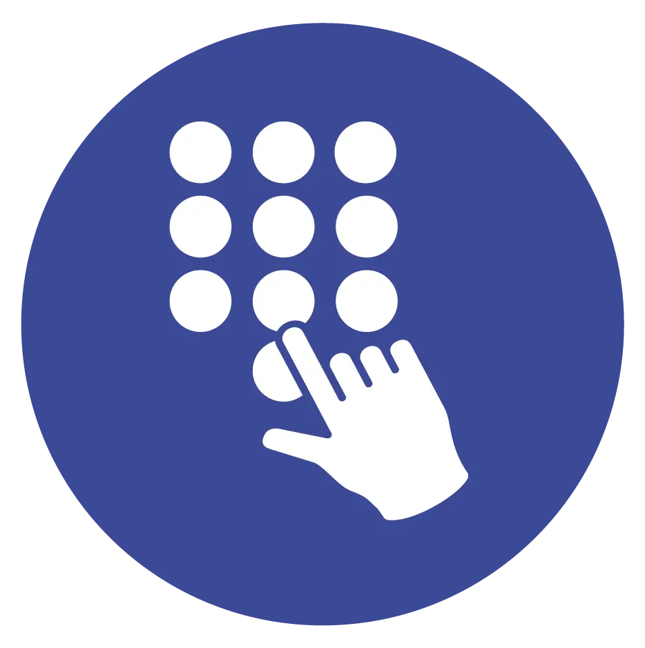 Icono codigo numerico SG